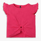Girls Regular Fit Solid T-Shirt