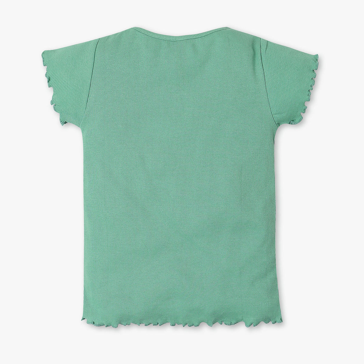 Girls Regular Fit Solid T-Shirt