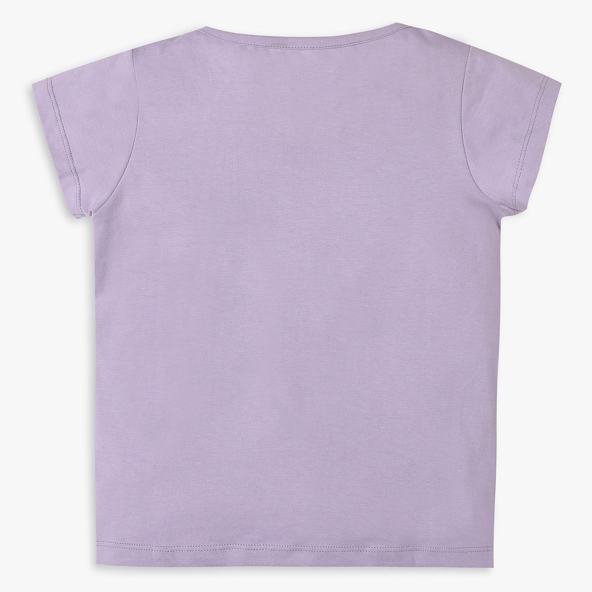 Girls Regular Fit Solid T-Shirt