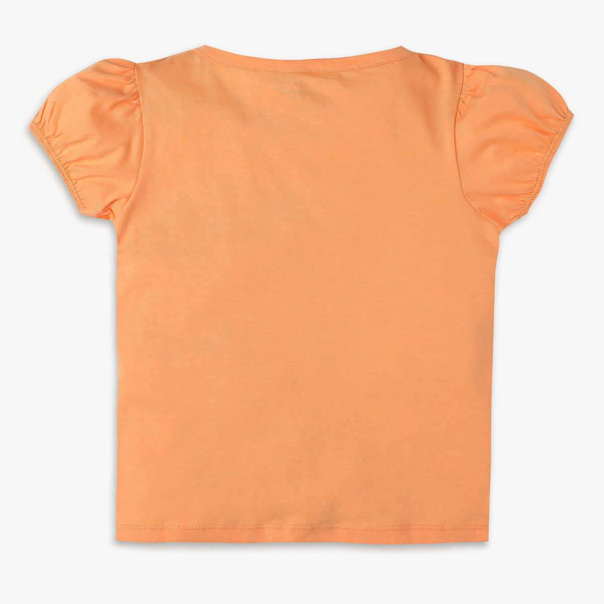 Girls Regular Fit Solid T-Shirt