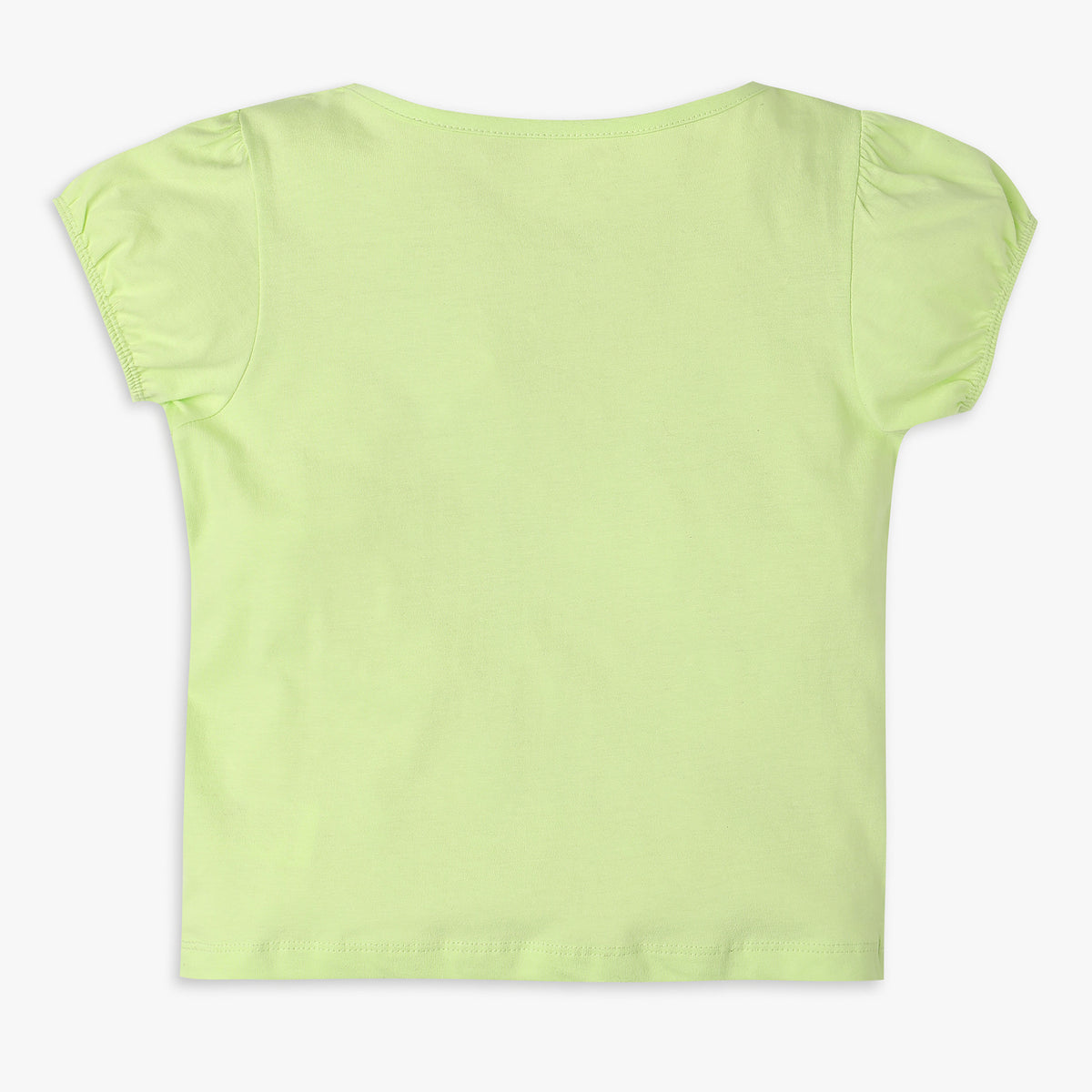 Girls Regular Fit Solid T-Shirt