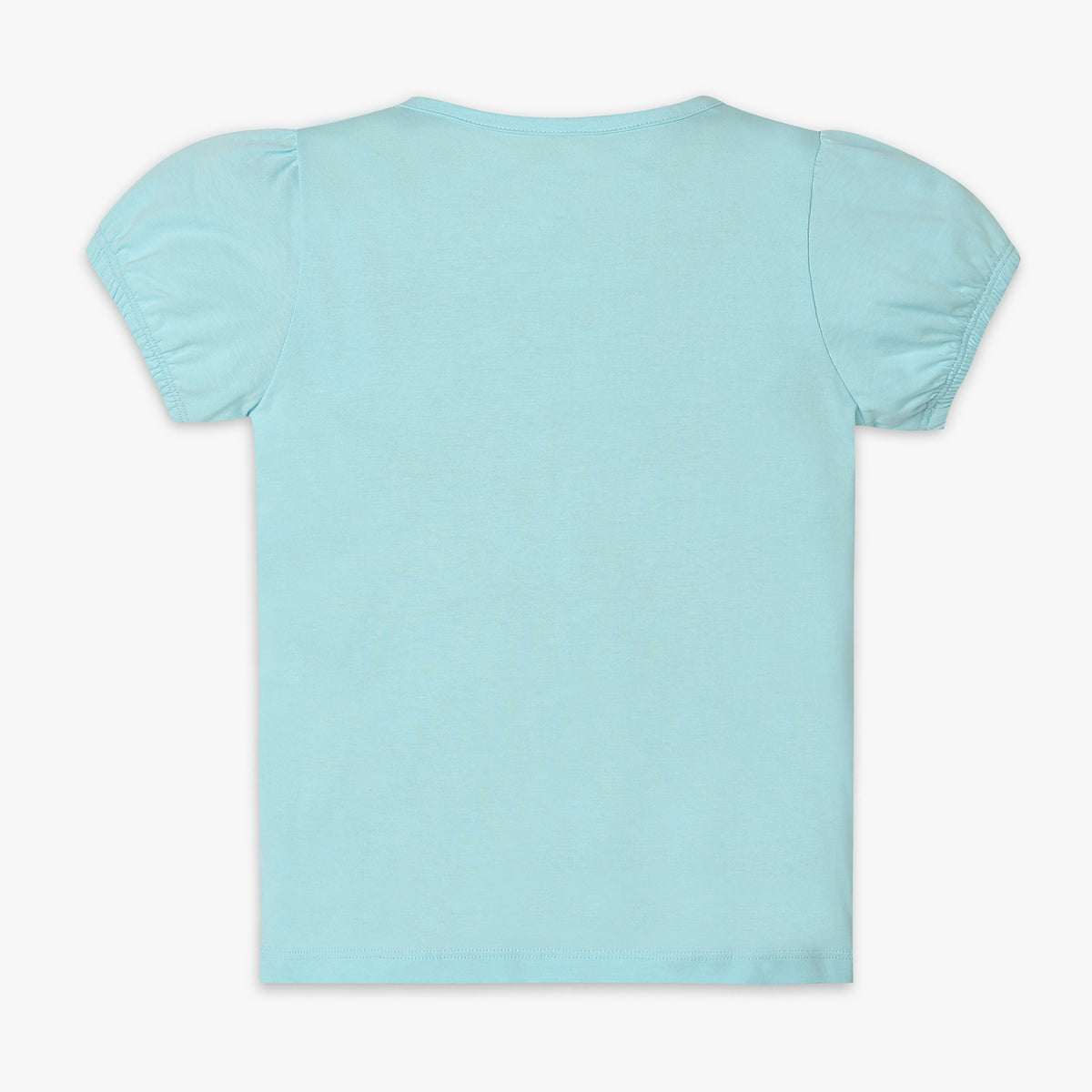 Girls Regular Fit Solid T-Shirt