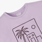 Girls Cotton Graphic Weekend T-Shirt 