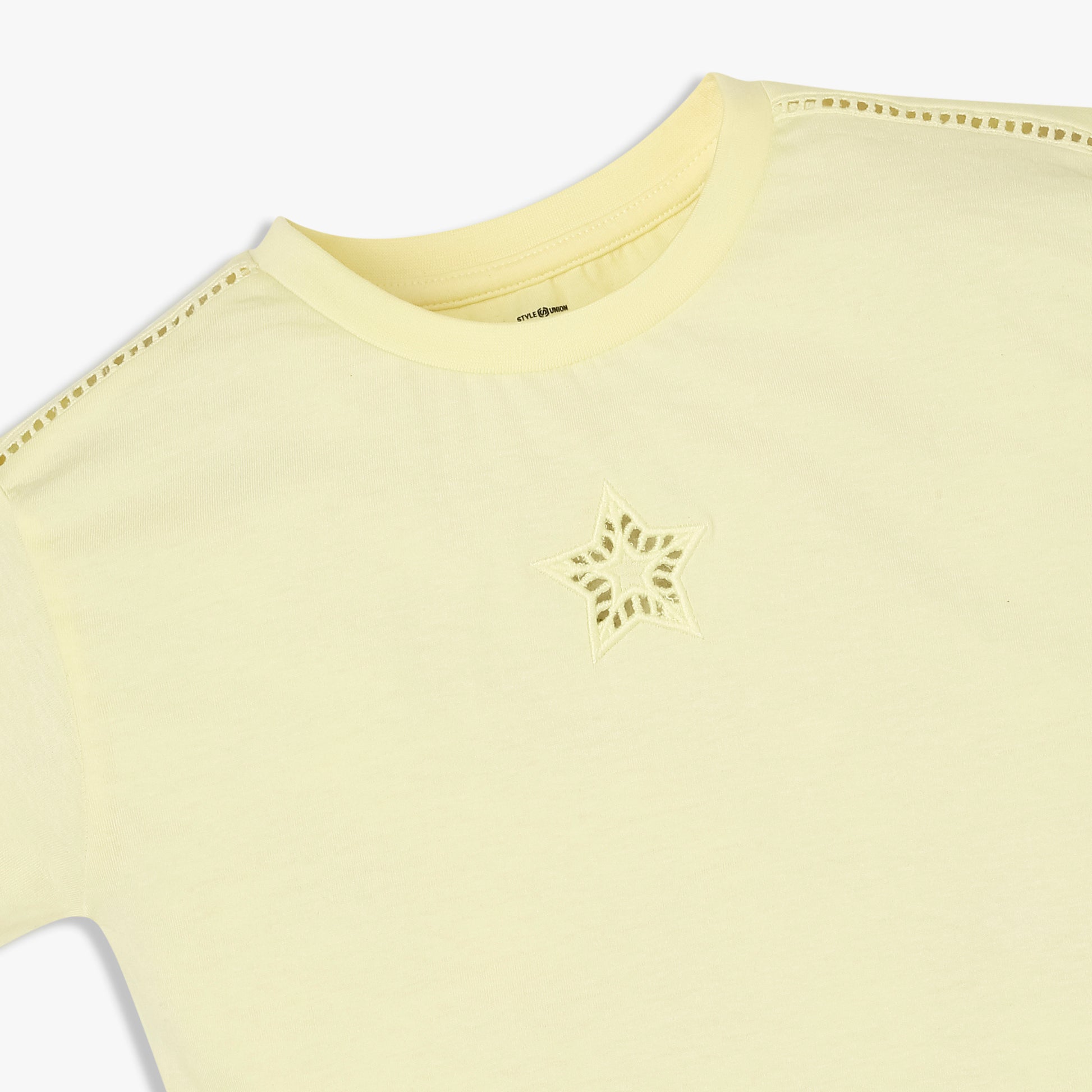 Girls Cotton Crew Neck T-Shirt