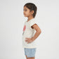 Girls Cotton Embellished T-Shirt