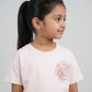 Girls Cotton Embellished T-Shirt
