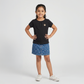 Girls Cotton Crew Neck T-Shirt