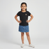 Girls Cotton Crew Neck T-Shirt