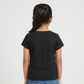 Girls Cotton Crew Neck T-Shirt