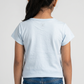 Girls Cotton Crew Neck T-Shirt