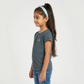 Girls Cotton Crew Neck T-Shirt