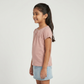 Girls Cotton Crew Neck T-Shirt