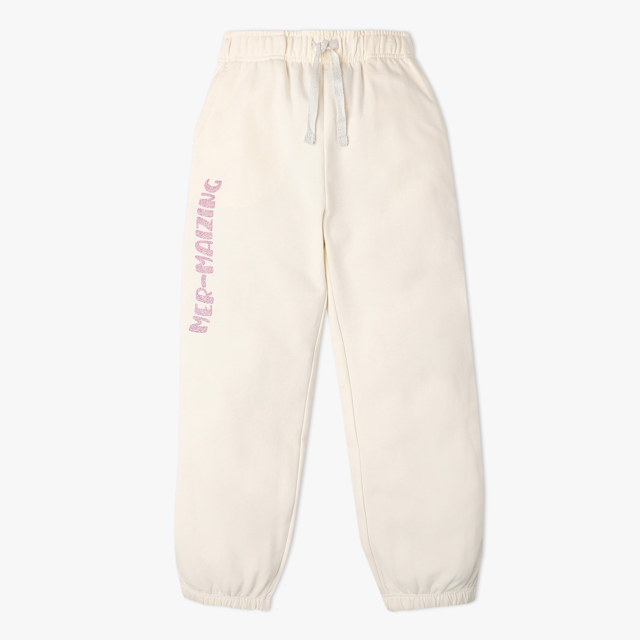 Girls Full Length Playtime Mid Rise Trackpants