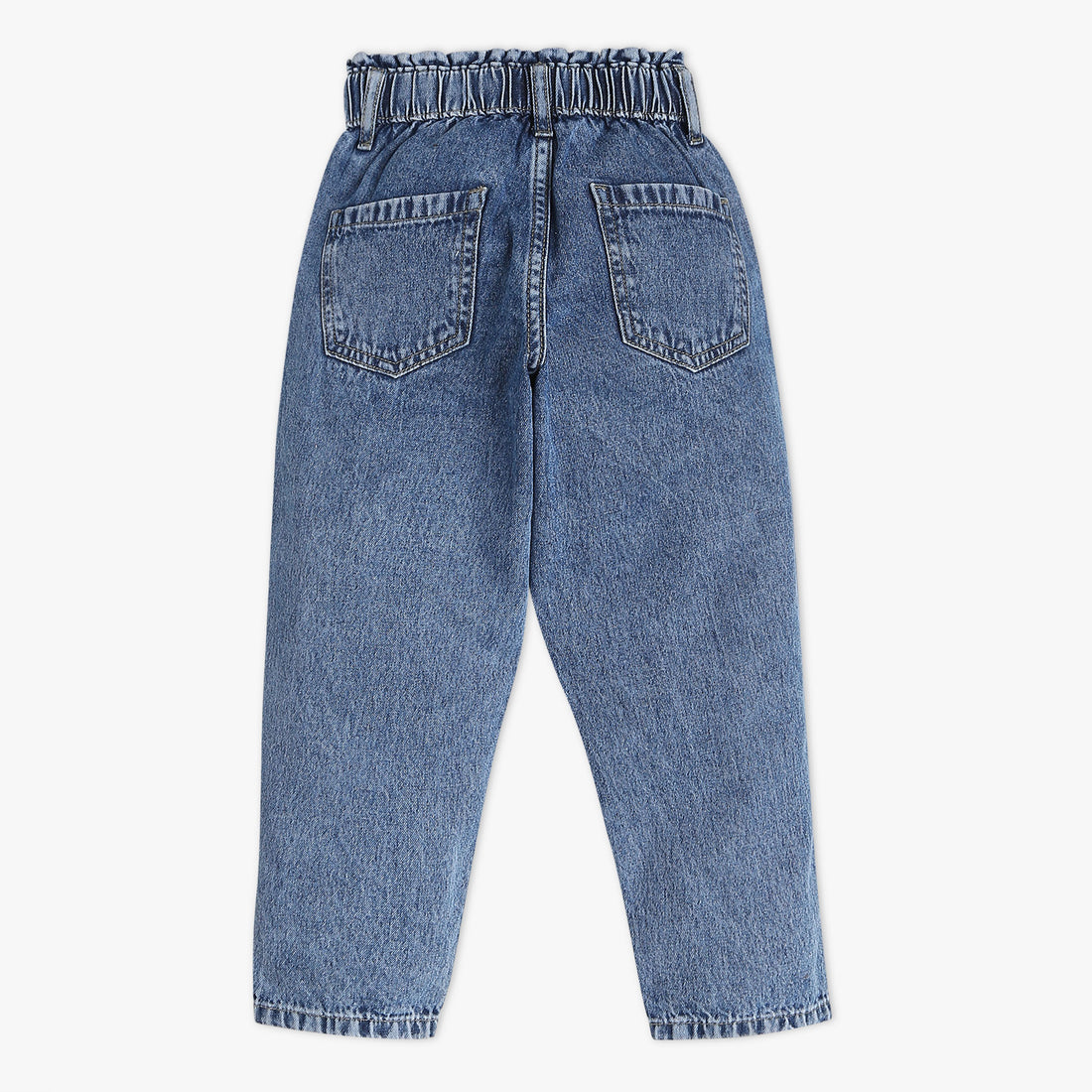 Slouch Fit Solid Ankle Length Mid Rise Pants