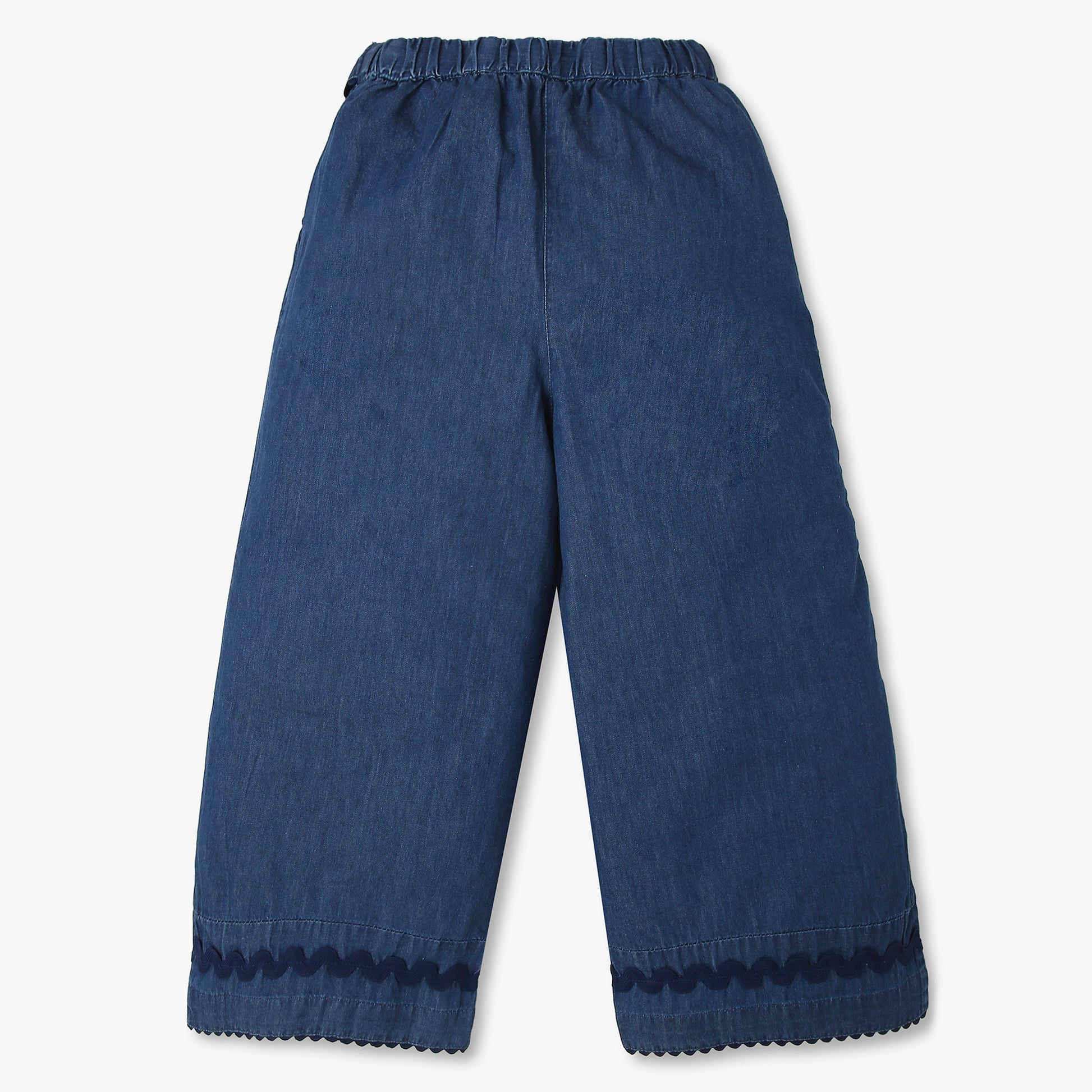 Girls Elasticated Waist Band Palazzo With Belt