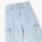 Girls Denim Cargos