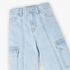 Girls Denim Cargos