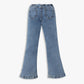 Order Now Girls Solid Boot Cut Mid Rise Casual Wear Jegging by Style Union