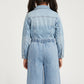 Girls Solid Denim Pants