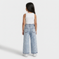 Girls Cotton Embellished Fashion Denim