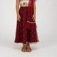 Girls Embellished Choli with Skirt & with Dupatta Set