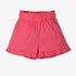 Girls Relaxed Fit Solid Mid Rise Shorts