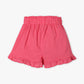 Girls Relaxed Fit Solid Mid Rise Shorts