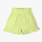 Girls Relaxed Fit Solid Mid Rise Shorts