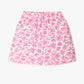 Girls Regular Fit Short Length All Over Print Mid Rise Shorts