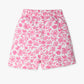 Girls Regular Fit Short Length All Over Print Mid Rise Shorts