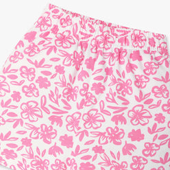 Girls Regular Fit Short Length All Over Print Mid Rise Shorts