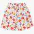 Girls Regular Fit All Over Print Short Length Mid Rise Shorts
