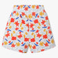 Girls Regular Fit All Over Print Short Length Mid Rise Shorts