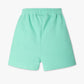 Girls Boxy Fit Short Length Solid Mid Rise Shorts