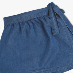 Regular Fit Solid Above Knee Mid Rise Skirt