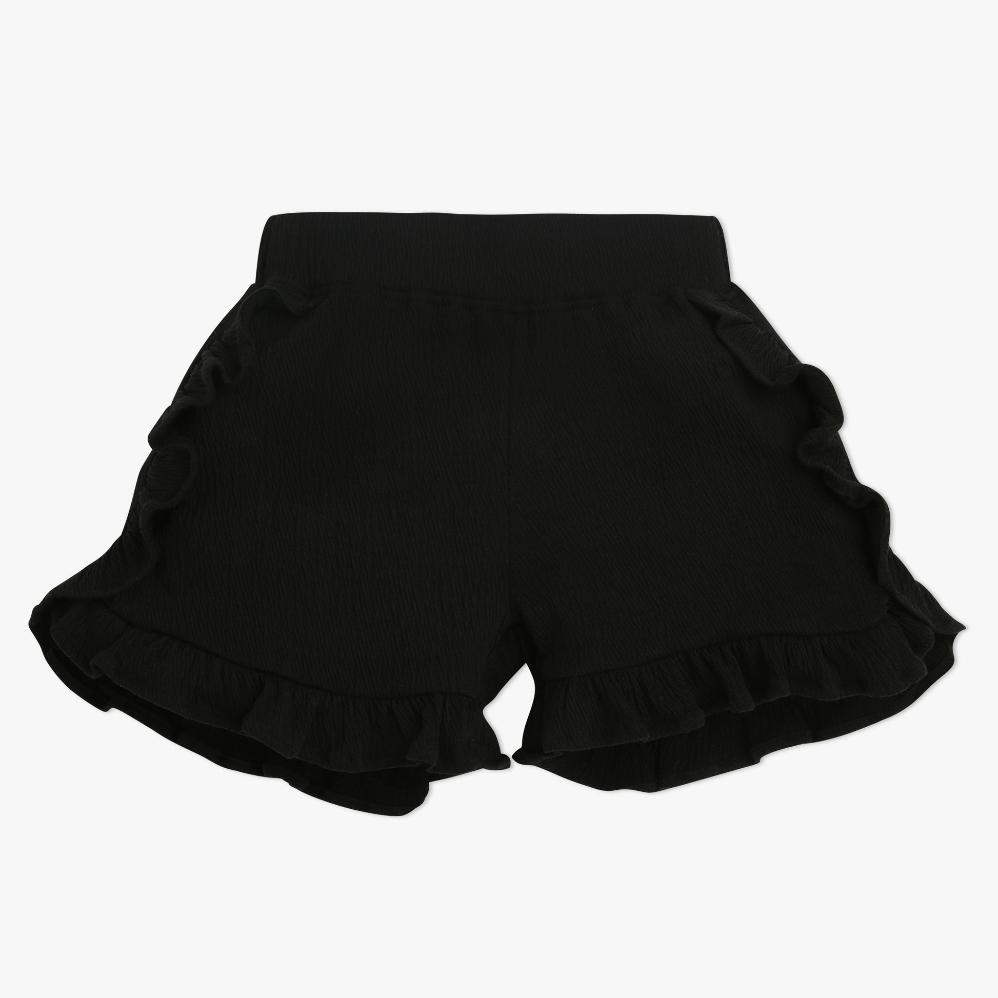 Girls Solid Short Length Shorts