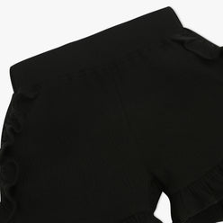 Girls Solid Short Length Shorts