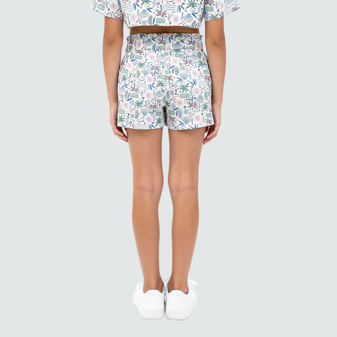 Girls Cotton Printed Shorts