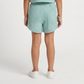 Girls Cotton Leaf Embroidered Shorts