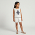 Girls Cotton Solid Shorts