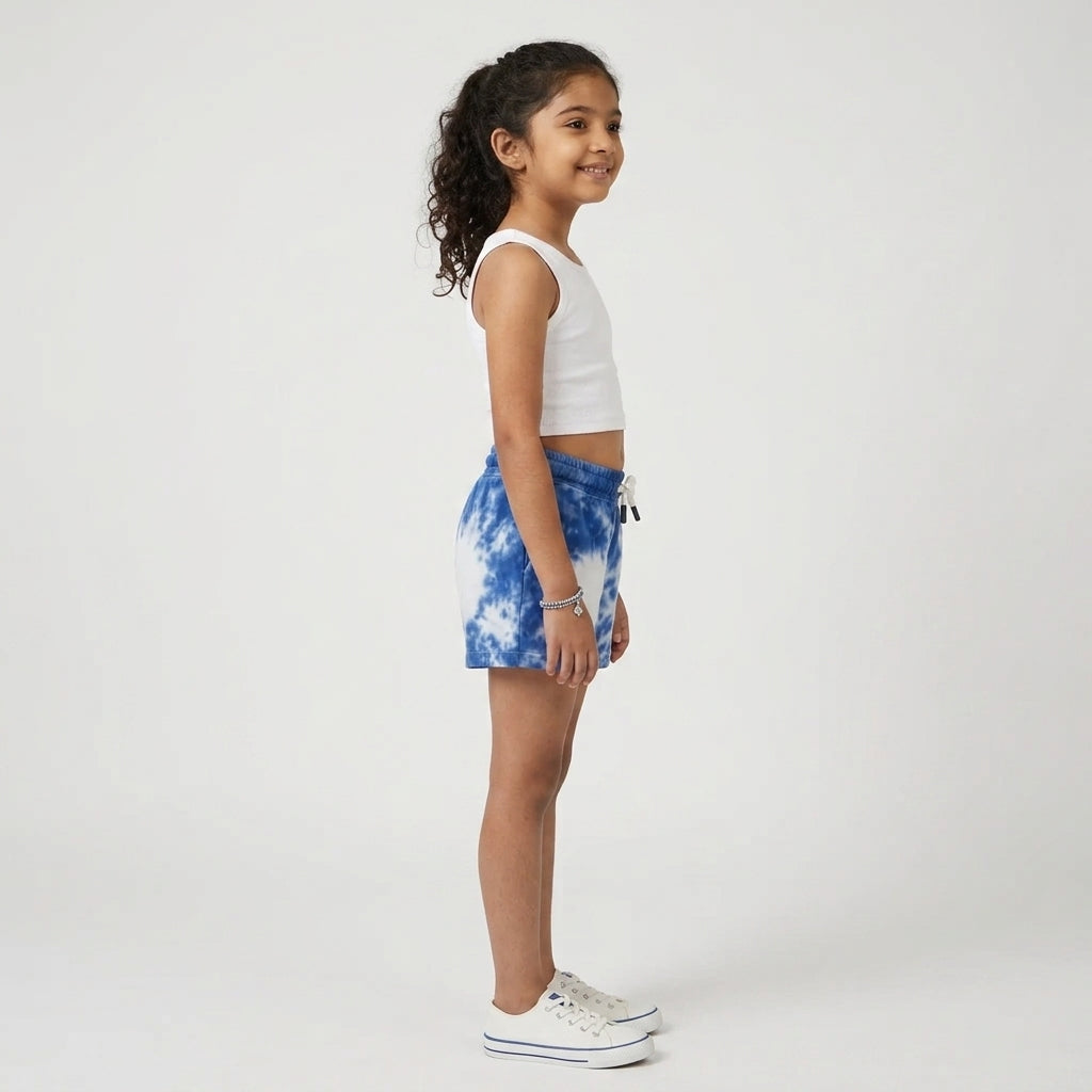 Girls Cotton Printed Shorts