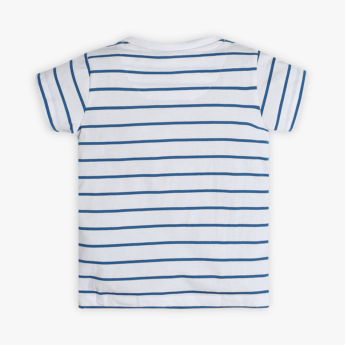 Girls Regular Fit Striped T-Shirt