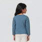 Girls Striped Crew Neck T-Shirt