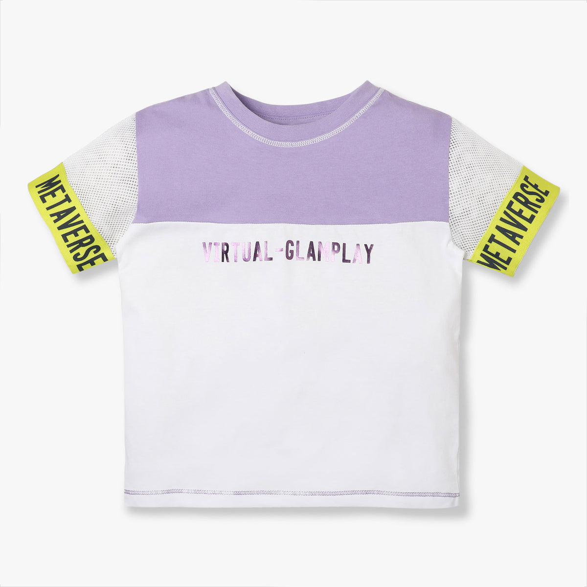 Girls Regular Fit Solid T-Shirt