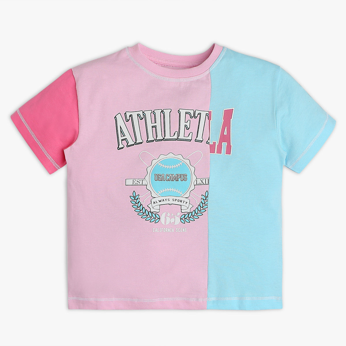 Girls Regular Fit Printed T-Shirt