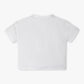 Girls Boxy Fit Solid Crew Neck Short Sleeve T-Shirt