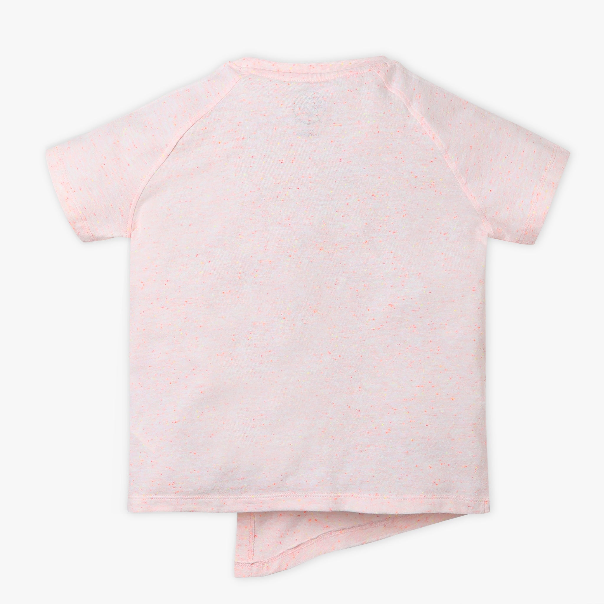 Girls Boxy Fit Printed Crew Neck T-Shirt