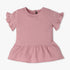 Girls Solid Round Neck T-Shirt