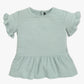 Girls Solid Round Neck T-Shirt