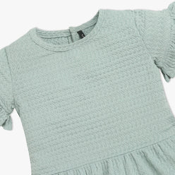 Girls Solid Round Neck T-Shirt